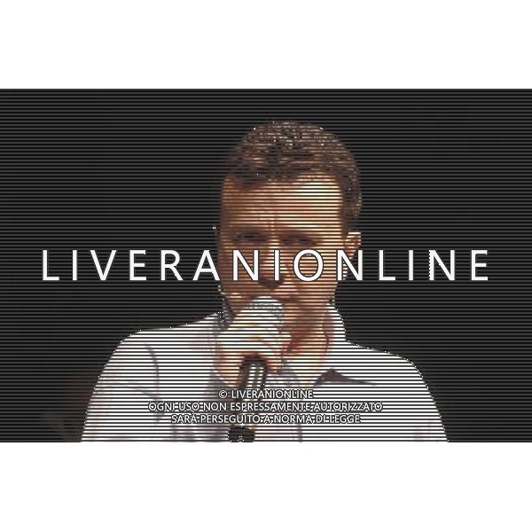 Milano 16/01/2006 Teatro Filodrammatici Pupo ( Enzo Ghinazzi ) \'Il Grande Croupier \' nella foto: Pupo durante le prove foto Danilo Recalcati / AG.Aldo Liverani