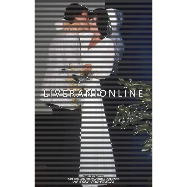 ST-RETROSPETTIVA RENATO VALLANZASCA CRIMINALE ITALIANO NELLA FOTO IL GIORNO DELLE NOZZE TRA RENATO VALLANZASCA E GIULIANA BRUSA NELL\'ANNO 1979 A MILANO ARCHIVIO GIOVANNI LIVERANI -AG ALDO LIVERANI SAS