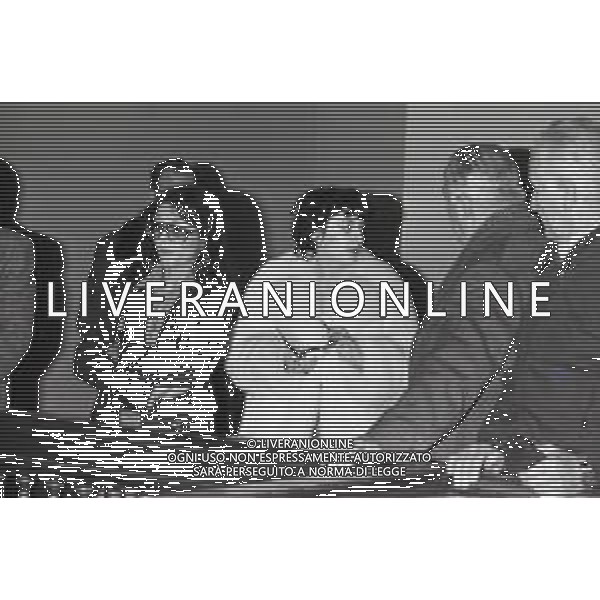 NEG-RETROSPETTIVA RENATO VALLANZASCA CRIMINALE ITALIANO NELLA FOTO GIULIANA BRUSA CON LA MOGLIE DI FRANCIS TURATELLO MOGLIE DI RENATO VALLANZASCA AL PROCESSO DEL MARITO A COMO NELL\'ANNO 1979 AG ALDO LIVERANI SAS
