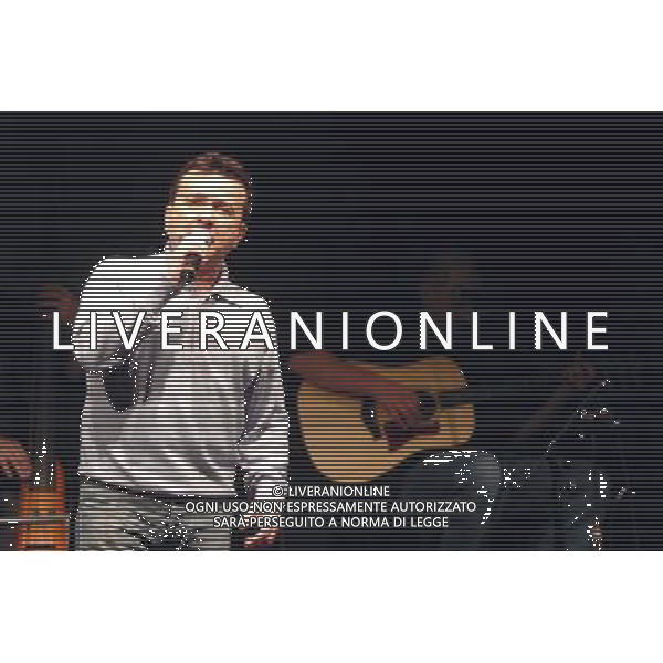 Milano 16/01/2006 Teatro Filodrammatici Pupo ( Enzo Ghinazzi ) \'Il Grande Croupier \' nella foto: Pupo durante le prove foto Danilo Recalcati / AG.Aldo Liverani