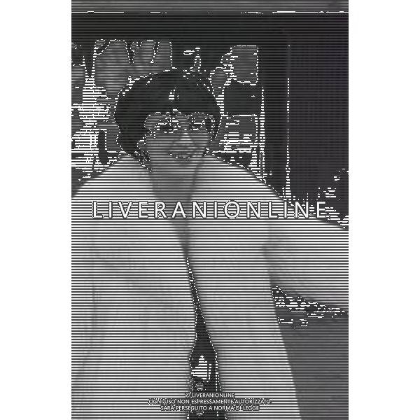 NEG-RETROSPETTIVA RENATO VALLANZASCA CRIMINALE ITALIANO NELLA FOTO GIULIANA BRUSA MOGLIE DI RENATO VALLANZASCA AL PROCESSO DEL MARITO A COMO NELL\'ANNO 1979 AG ALDO LIVERANI SAS