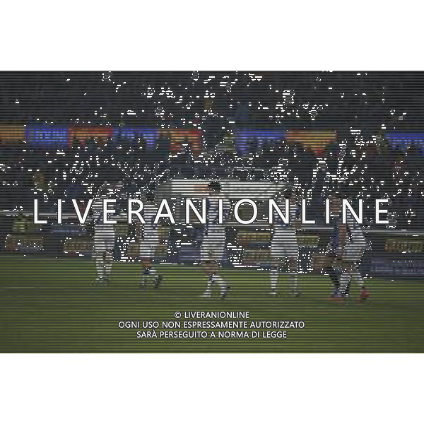 Hellas Verona players expresses disappointment during Atalanta BC vs Hellas Verona FC, 9° Serie A Enilive 2024-25 game at Gewiss stadium in Bergamo (BG), Italy, on October 26, 2024. (Photo by Davide Casentini) /AGENZIA ALDO LIVERANI SAS