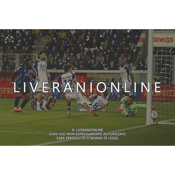 Ademola Lookman of Atalanta BC scores second goalduring Atalanta BC vs Hellas Verona FC, 9° Serie A Enilive 2024-25 game at Gewiss stadium in Bergamo (BG), Italy, on October 26, 2024. (Photo by Davide Casentini) /AGENZIA ALDO LIVERANI SAS