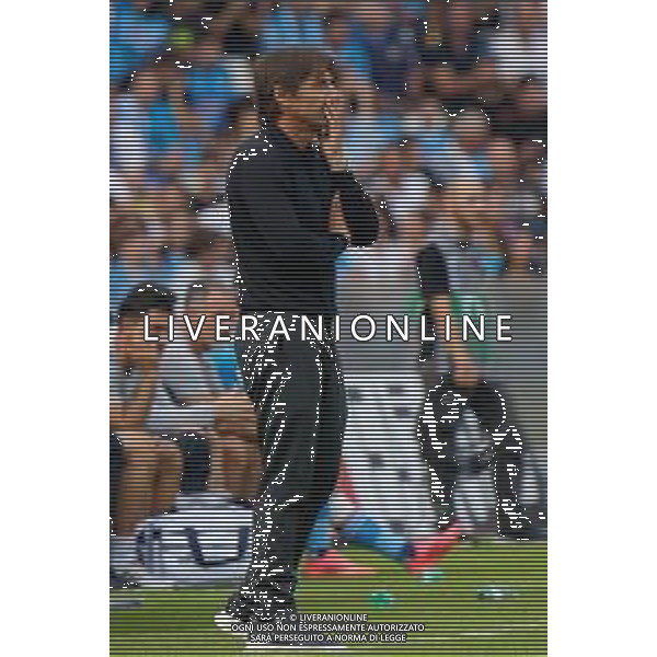 TVEM October 26, 2024 Napoli, Italy - SSC Napoli vs US Lecce - Italian soccer serie A 2024/25 - Diego Armando Maradona Stadium. In the pic: coach Antonio Conte of SSC Napoli ©Emmanuele Mastrodonato /AGENZIA ALDO LIVERANI SAS