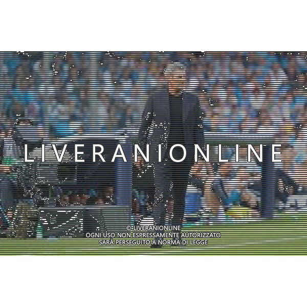 TVEM October 26, 2024 Napoli, Italy - SSC Napoli vs US Lecce - Italian soccer serie A 2024/25 - Diego Armando Maradona Stadium. In the pic: coach Luca Gotti of US Lecce ©Emmanuele Mastrodonato /AGENZIA ALDO LIVERANI SAS