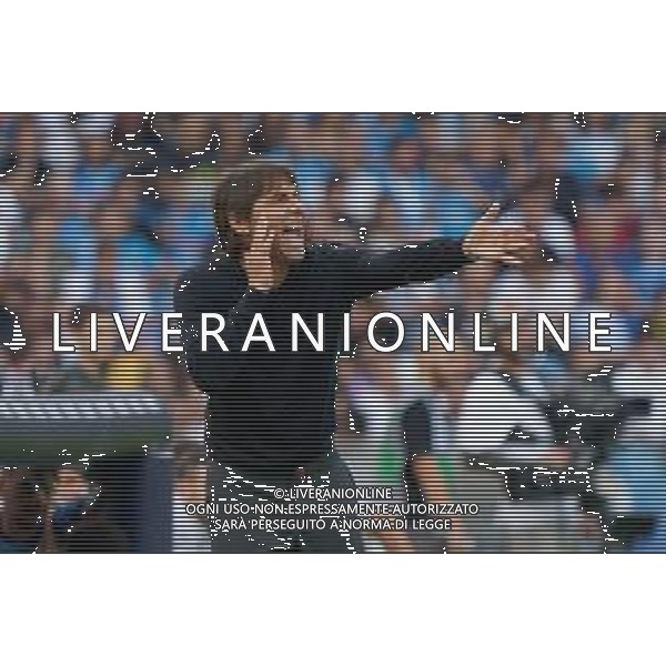 TVEM October 26, 2024 Napoli, Italy - SSC Napoli vs US Lecce - Italian soccer serie A 2024/25 - Diego Armando Maradona Stadium. In the pic: coach Antonio Conte of SSC Napoli ©Emmanuele Mastrodonato /AGENZIA ALDO LIVERANI SAS