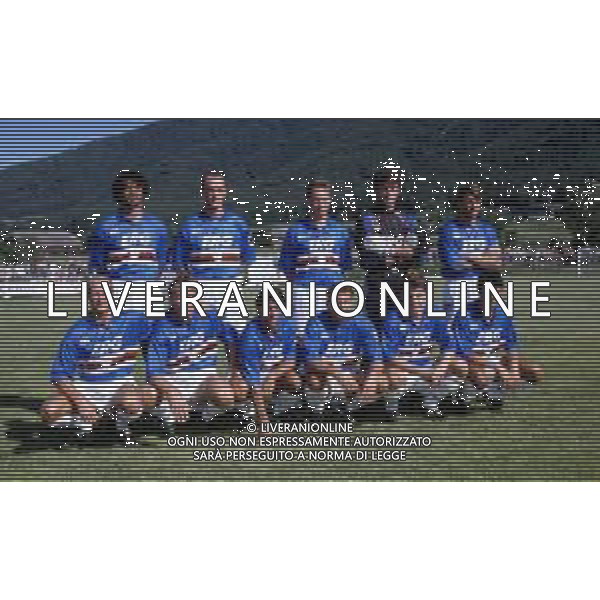 DIAP-FORMAZIONE SQUADRA UNIONE CALCIO SAMPDORIA CAMPIONATO SERIE A 1993 -1994 AG ALDO LIVERANI SAS