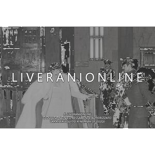 NEG-GIULIANA BRUSA MOGLIE DI RENATO VALLANZASCA IN TRIBUNALE PER ASSISTERE ALLE UDIENZE DEL MARITO RENATO VALLANZASCA ANNI 80 AG ALDO LIVERANI SAS