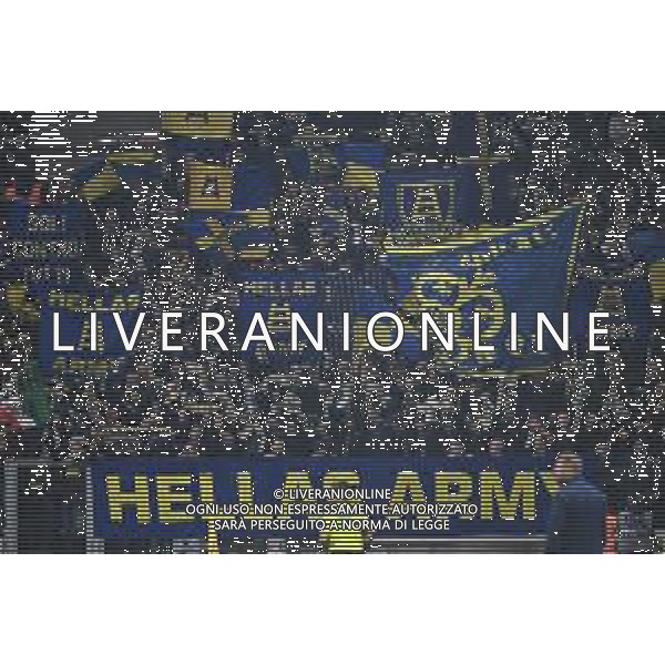 TVRG Atalanta vs Hellas Verona nella foto tifosi Hellas Verona Bergamo 26-10-2024 Gewiss Stadium Campionato Serie A Enilive - 9a giornata foto Roberto Garavaglia/Agenzia Aldo Liverani sas
