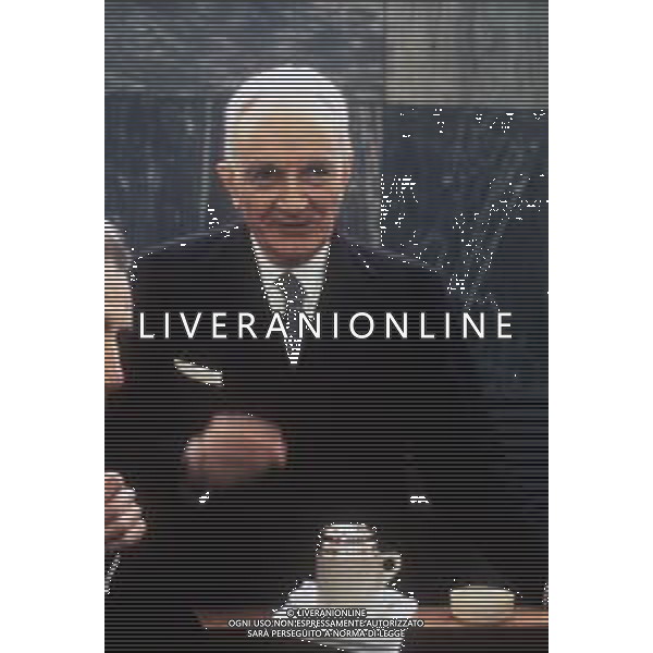 DIAP-RETROSPETTIVA MICHELE SINDONA BANCHIERE NELLA FOTO MICHELE SINDONA A PROCESSO PER L\'OMICIDIO DELL\'AVVOCATO GIORGIO AMBROSOLI NELL\'ANNO 1985 A MILANO AG ALDO LIVERANI SAS 