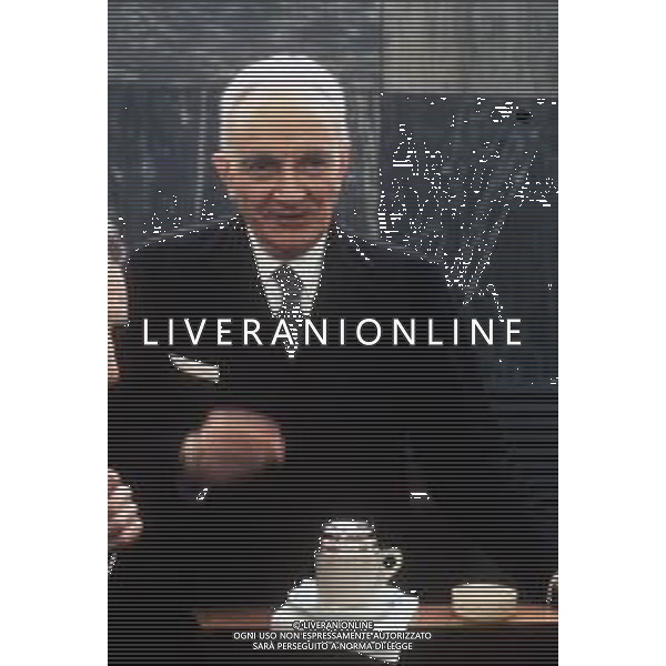 DIAP-RETROSPETTIVA MICHELE SINDONA BANCHIERE NELLA FOTO MICHELE SINDONA A PROCESSO PER L\'OMICIDIO DELL\'AVVOCATO GIORGIO AMBROSOLI NELL\'ANNO 1985 A MILANO AG ALDO LIVERANI SAS 
