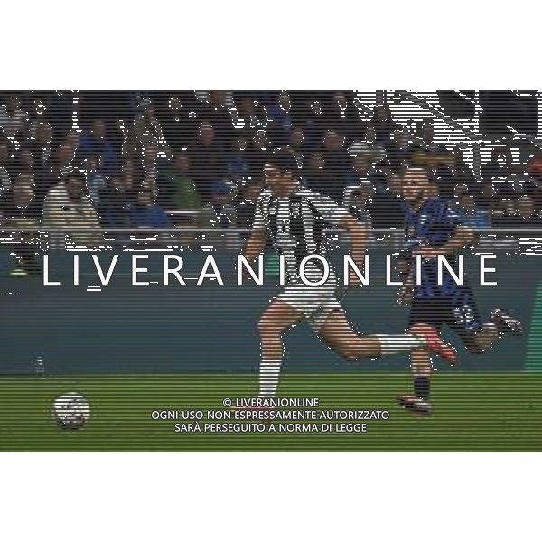 Serie A 2024-2025 Stadio Giuseppe Meazza 27-10-2024 Nella foto: Andrea Cambiaso e Federico Dimarco FOTO ANDREA ROSITO- AG ALDO LIVERANI SAS -INTER vs JUVENTUS 9a giornata Campionato Calcio Serie A - 27-10-2024