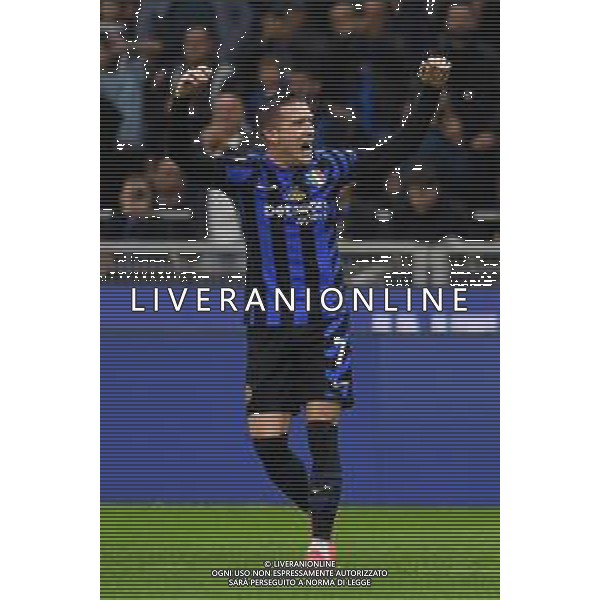 TVMV-Milano 27.10.2024 Giuseppe Meazza ©Manuela Viganti/Agenzia Aldo Liverani Inter vs Juventus Campionato Calcio Serie A Enilive 2024/2025 9a giornata Nella foto: esultanza piotr zielinski dopo il gol ©Viganti/AGENZIA ALDO LIVERANI SAS