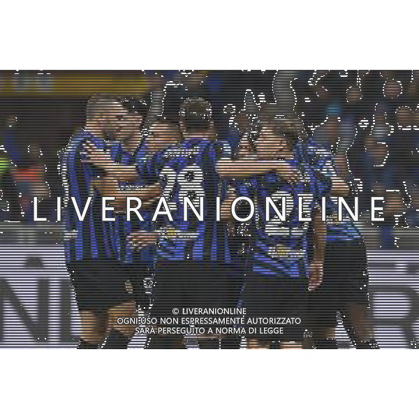TVMV-Milano 27.10.2024 Giuseppe Meazza ©Manuela Viganti/Agenzia Aldo Liverani Inter vs Juventus Campionato Calcio Serie A Enilive 2024/2025 9a giornata Nella foto: esultanza piotr zielinski dopo il gol ©Viganti/AGENZIA ALDO LIVERANI SAS