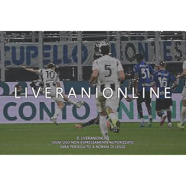Inter vs Juventus nella foto Kenan Yildiz (Juventus) segna il gol del 3 a 4 Milano 27-10-2024 Stadio Giuseppe Meazza - San Siro Campionato Serie A Enilive - 9a giornata foto Roberto Garavaglia/Agenzia Aldo Liverani sas/AGENZIA ALDO LIVERANI SAS