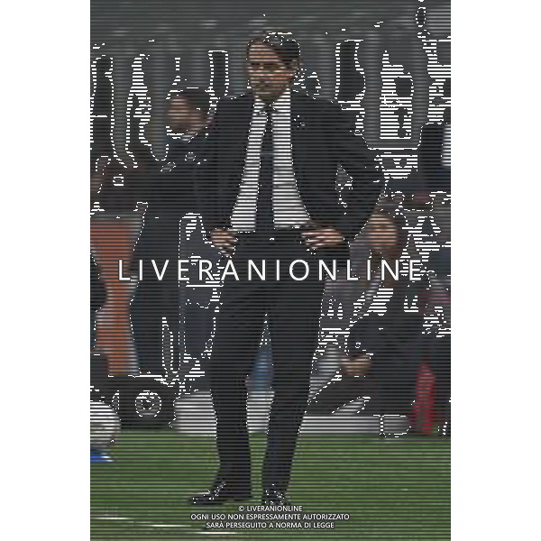 Inter vs Juventus nella foto Simone Inzaghi allenatore Inter Milano 27-10-2024 Stadio Giuseppe Meazza - San Siro Campionato Serie A Enilive - 9a giornata foto Roberto Garavaglia/Agenzia Aldo Liverani sas/AGENZIA ALDO LIVERANI SAS