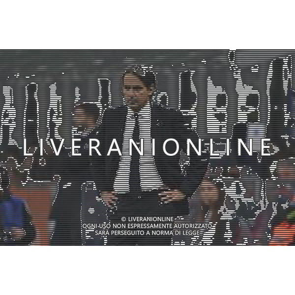 Inter vs Juventus nella foto Simone Inzaghi allenatore Inter Milano 27-10-2024 Stadio Giuseppe Meazza - San Siro Campionato Serie A Enilive - 9a giornata foto Roberto Garavaglia/Agenzia Aldo Liverani sas/AGENZIA ALDO LIVERANI SAS