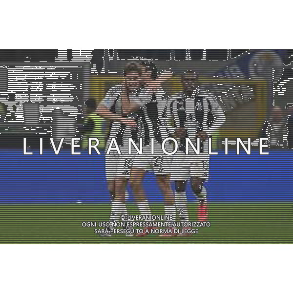 Inter vs Juventus nella foto esultanza Juventus dopo il gol del 4 a 4 Milano 27-10-2024 Stadio Giuseppe Meazza - San Siro Campionato Serie A Enilive - 9a giornata foto Roberto Garavaglia/Agenzia Aldo Liverani sas/AGENZIA ALDO LIVERANI SAS