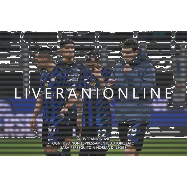 Inter vs Juventus nella foto delusione Inter a fine gara Milano 27-10-2024 Stadio Giuseppe Meazza - San Siro Campionato Serie A Enilive - 9a giornata foto Roberto Garavaglia/Agenzia Aldo Liverani sas/AGENZIA ALDO LIVERANI SAS
