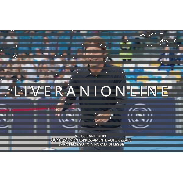 TVEM October 26, 2024 Napoli, Italy - SSC Napoli vs US Lecce - Italian soccer serie A 2024/25 - Diego Armando Maradona Stadium. In the pic: Antonio Conte ©Emmanuele Mastrodonato/AGENZIA ALDO LIVERANI SAS