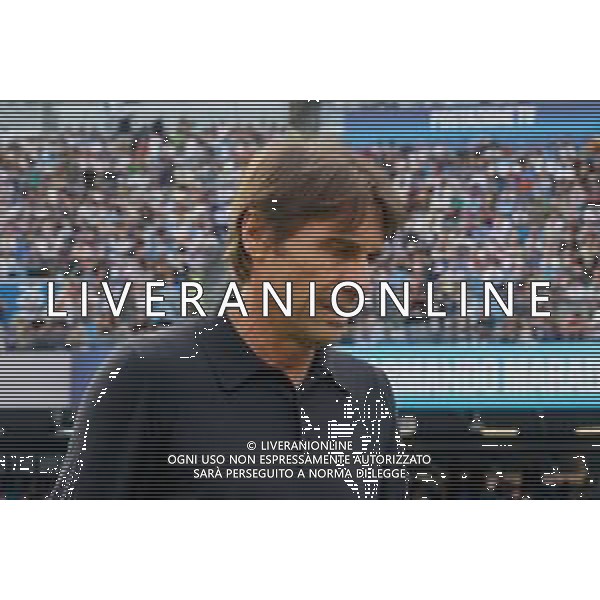 TVEM October 26, 2024 Napoli, Italy - SSC Napoli vs US Lecce - Italian soccer serie A 2024/25 - Diego Armando Maradona Stadium. In the pic: Antonio Conte ©Emmanuele Mastrodonato/AGENZIA ALDO LIVERANI SAS