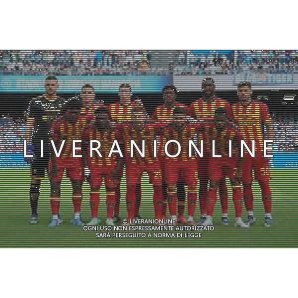 TVEM October 26, 2024 Napoli, Italy - SSC Napoli vs US Lecce - Italian soccer serie A 2024/25 - Diego Armando Maradona Stadium. In the pic: formazione squadra lecce ©Emmanuele Mastrodonato/AGENZIA ALDO LIVERANI SAS