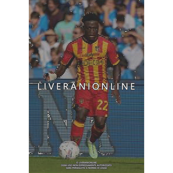 TVEM October 26, 2024 Napoli, Italy - SSC Napoli vs US Lecce - Italian soccer serie A 2024/25 - Diego Armando Maradona Stadium. In the pic: Lameck Banda of US Lecce foto emmanuele mastrdonato-ag aldo liverani sas