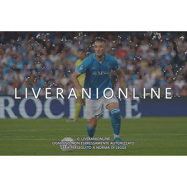 TVEM October 26, 2024 Napoli, Italy - SSC Napoli vs US Lecce - Italian soccer serie A 2024/25 - Diego Armando Maradona Stadium. In the pic: Amir Rrahmani of SSC Napoli foto emmanuele mastrdonato-ag aldo liverani sas
