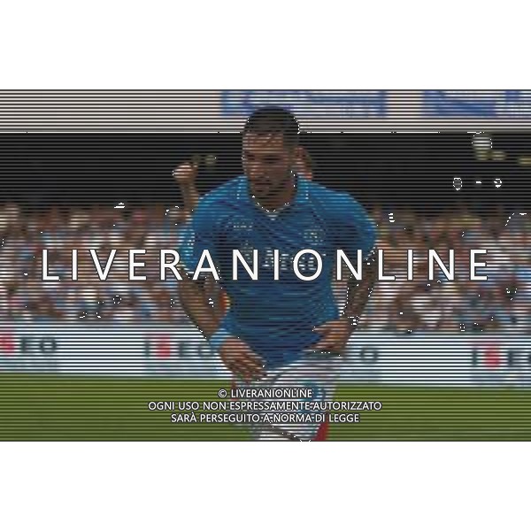 TVEM October 26, 2024 Napoli, Italy - SSC Napoli vs US Lecce - Italian soccer serie A 2024/25 - Diego Armando Maradona Stadium. In the pic: Matteo Politano of SSC Napoli foto emmanuele mastrdonato-ag aldo liverani sas