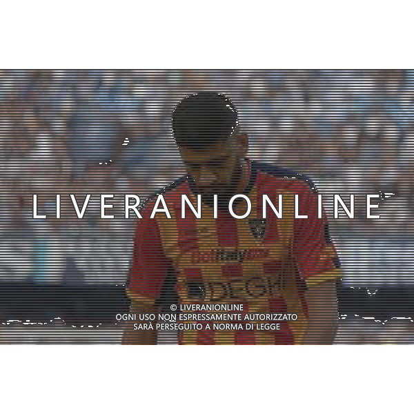 TVEM October 26, 2024 Napoli, Italy - SSC Napoli vs US Lecce - Italian soccer serie A 2024/25 - Diego Armando Maradona Stadium. In the pic: Hamza Rafia of US Lecce foto emmanuele mastrdonato-ag aldo liverani sas