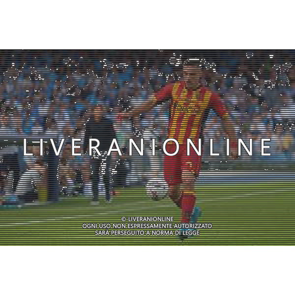 TVEM October 26, 2024 Napoli, Italy - SSC Napoli vs US Lecce - Italian soccer serie A 2024/25 - Diego Armando Maradona Stadium. In the pic: Nikola Krstovic of US Lecce foto emmanuele mastrdonato-ag aldo liverani sas
