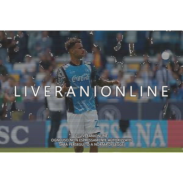 TVEM October 26, 2024 Napoli, Italy - SSC Napoli vs US Lecce - Italian soccer serie A 2024/25 - Diego Armando Maradona Stadium. In the pic: Cyril Ngonge of SSC Napoli foto emmanuele mastrdonato-ag aldo liverani sas