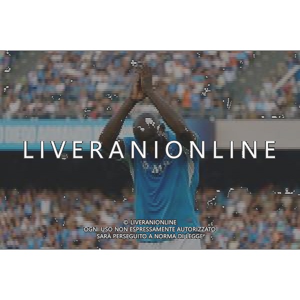 TVEM October 26, 2024 Napoli, Italy - SSC Napoli vs US Lecce - Italian soccer serie A 2024/25 - Diego Armando Maradona Stadium. In the pic: Romelu Lukaku of SSC Napoli foto emmanuele mastrdonato-ag aldo liverani sas