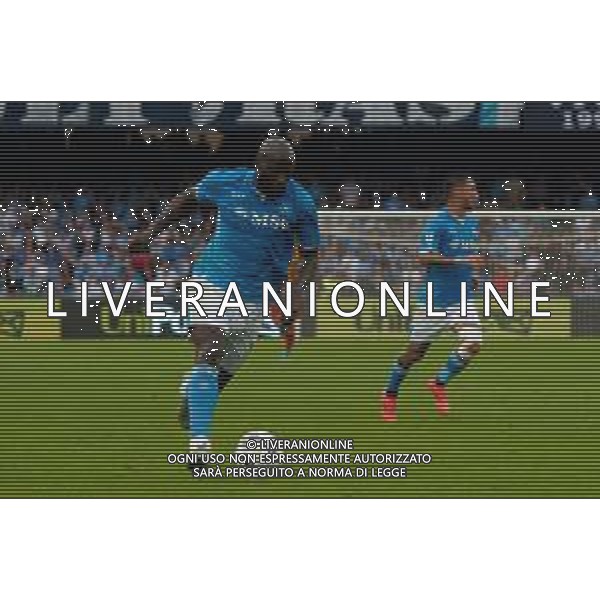 TVEM October 26, 2024 Napoli, Italy - SSC Napoli vs US Lecce - Italian soccer serie A 2024/25 - Diego Armando Maradona Stadium. In the pic: Romelu Lukaku of SSC Napoli foto emmanuele mastrdonato-ag aldo liverani sas