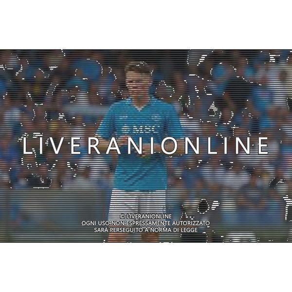 TVEM October 26, 2024 Napoli, Italy - SSC Napoli vs US Lecce - Italian soccer serie A 2024/25 - Diego Armando Maradona Stadium. In the pic: Scott McTominay of SSC Napoli foto emmanuele mastrdonato-ag aldo liverani sas