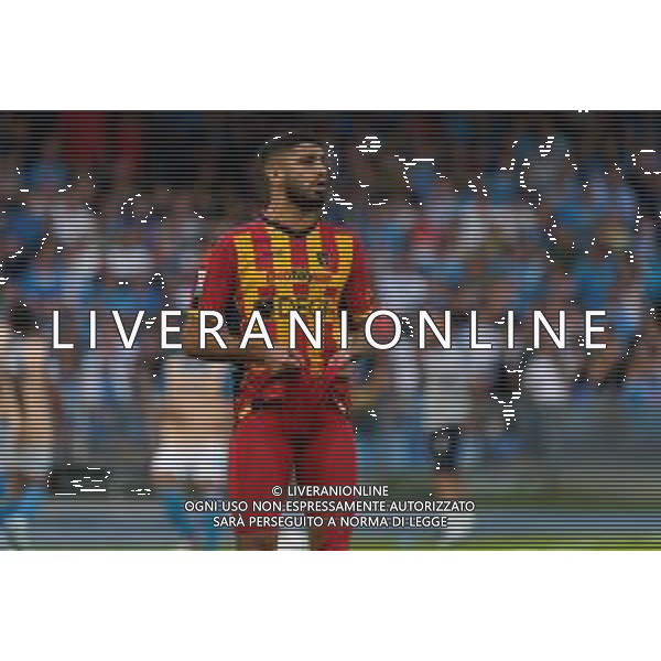 TVEM October 26, 2024 Napoli, Italy - SSC Napoli vs US Lecce - Italian soccer serie A 2024/25 - Diego Armando Maradona Stadium. In the pic: Hamza Rafia of US Lecce foto emmanuele mastrdonato-ag aldo liverani sas