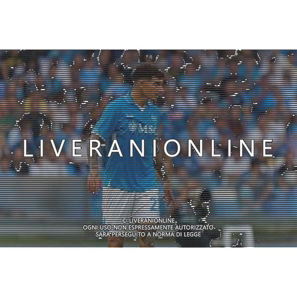 TVEM October 26, 2024 Napoli, Italy - SSC Napoli vs US Lecce - Italian soccer serie A 2024/25 - Diego Armando Maradona Stadium. In the pic: Giovanni Di Lorenzo of SSC Napoli foto emmanuele mastrdonato-ag aldo liverani sas