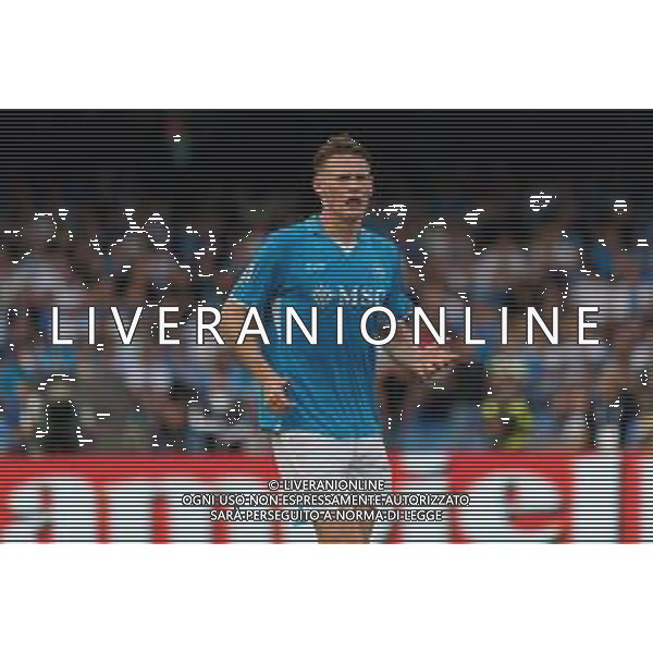 TVEM October 26, 2024 Napoli, Italy - SSC Napoli vs US Lecce - Italian soccer serie A 2024/25 - Diego Armando Maradona Stadium. In the pic: Scott McTominay of SSC Napoli foto emmanuele mastrdonato-ag aldo liverani sas