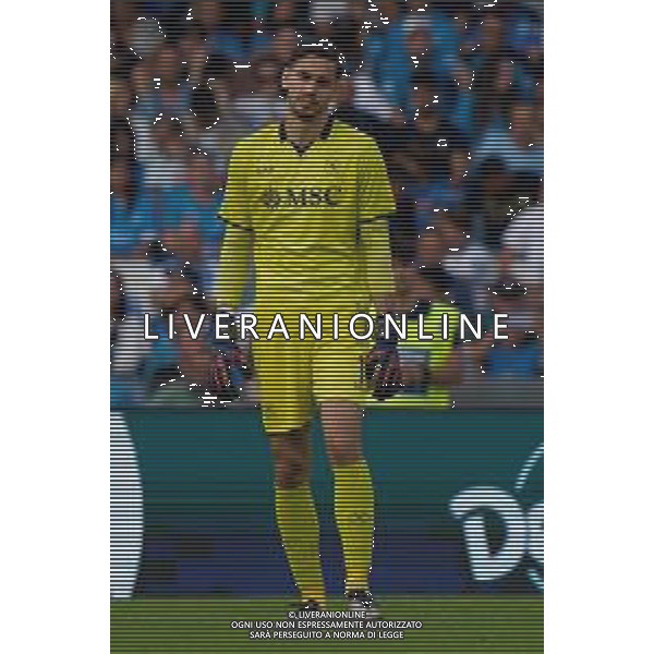 TVEM October 26, 2024 Napoli, Italy - SSC Napoli vs US Lecce - Italian soccer serie A 2024/25 - Diego Armando Maradona Stadium. In the pic: Alex Meret of SSC Napoli foto emmanuele mastrdonato-ag aldo liverani sas