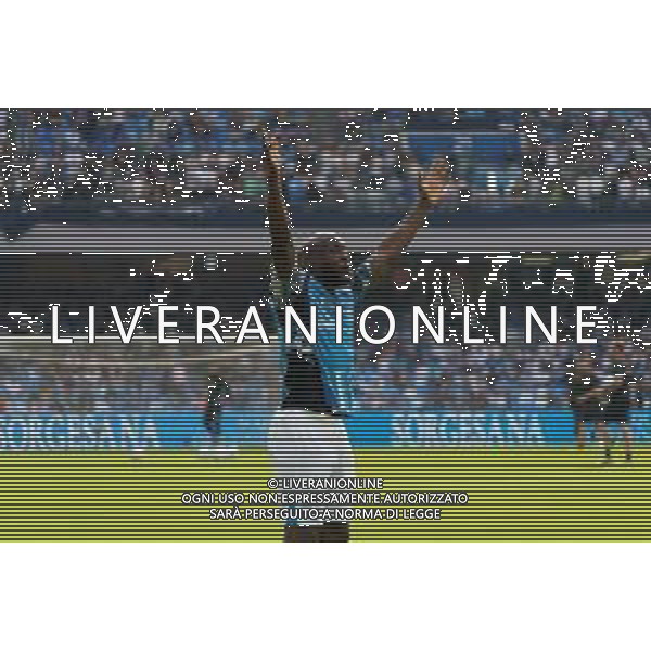TVEM October 26, 2024 Napoli, Italy - SSC Napoli vs US Lecce - Italian soccer serie A 2024/25 - Diego Armando Maradona Stadium. In the pic: Romelu Lukaku of SSC Napoli foto emmanuele mastrdonato-ag aldo liverani sas