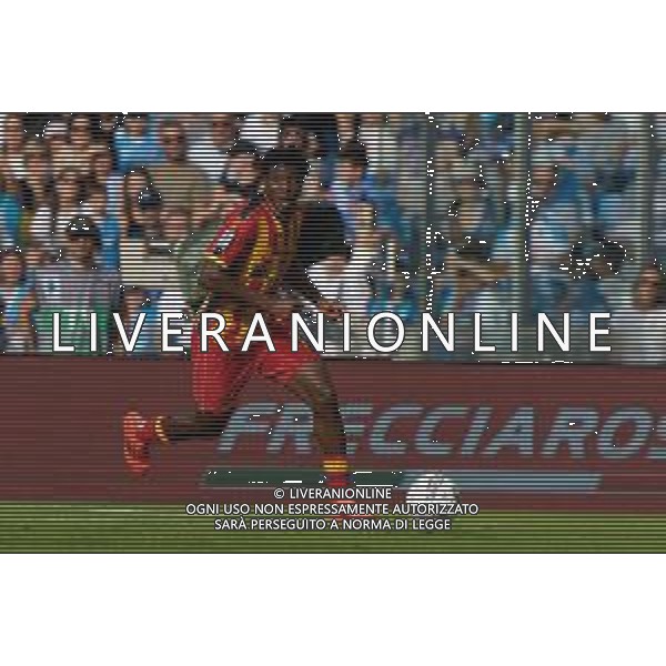 TVEM October 26, 2024 Napoli, Italy - SSC Napoli vs US Lecce - Italian soccer serie A 2024/25 - Diego Armando Maradona Stadium. In the pic: Patrick Dorgu of US Lecce foto emmanuele mastrdonato-ag aldo liverani sas
