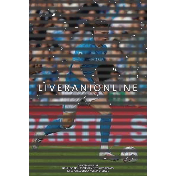 TVEM October 26, 2024 Napoli, Italy - SSC Napoli vs US Lecce - Italian soccer serie A 2024/25 - Diego Armando Maradona Stadium. In the pic: Scott McTominay of SSC Napoli foto emmanuele mastrdonato-ag aldo liverani sas