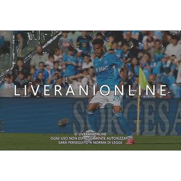 TVEM October 26, 2024 Napoli, Italy - SSC Napoli vs US Lecce - Italian soccer serie A 2024/25 - Diego Armando Maradona Stadium. In the pic: Cyril Ngonge of SSC Napoli foto emmanuele mastrdonato-ag aldo liverani sas