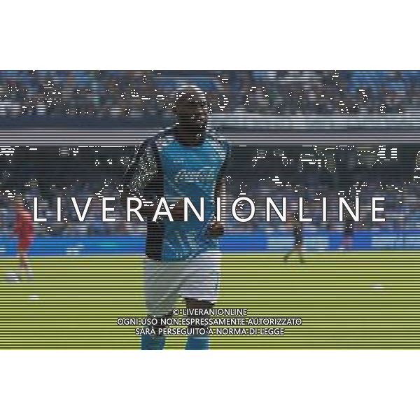 TVEM October 26, 2024 Napoli, Italy - SSC Napoli vs US Lecce - Italian soccer serie A 2024/25 - Diego Armando Maradona Stadium. In the pic: Romelu Lukaku of SSC Napoli foto emmanuele mastrdonato-ag aldo liverani sas