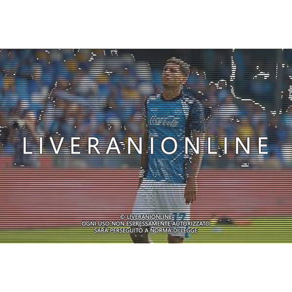 TVEM October 26, 2024 Napoli, Italy - SSC Napoli vs US Lecce - Italian soccer serie A 2024/25 - Diego Armando Maradona Stadium. In the pic: Mathías Olivera of SSC Napoli foto emmanuele mastrdonato-ag aldo liverani sas