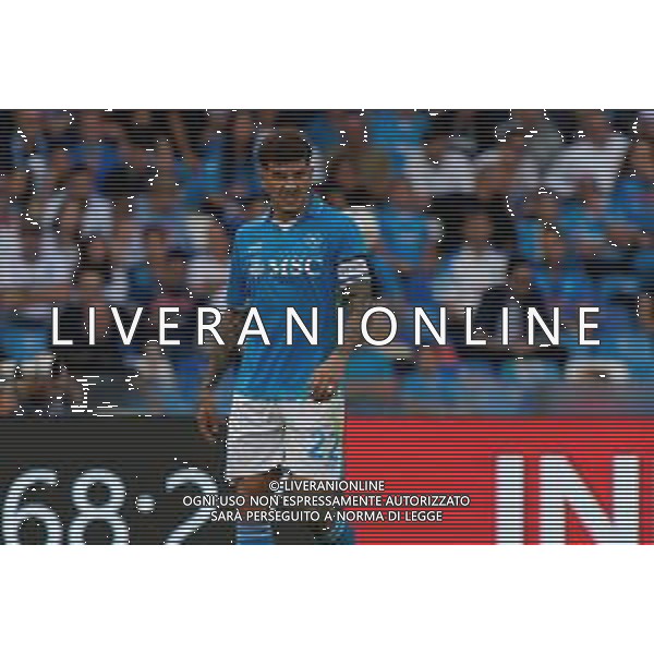 TVEM October 26, 2024 Napoli, Italy - SSC Napoli vs US Lecce - Italian soccer serie A 2024/25 - Diego Armando Maradona Stadium. In the pic: Giovanni Di Lorenzo of SSC Napoli foto emmanuele mastrdonato-ag aldo liverani sas