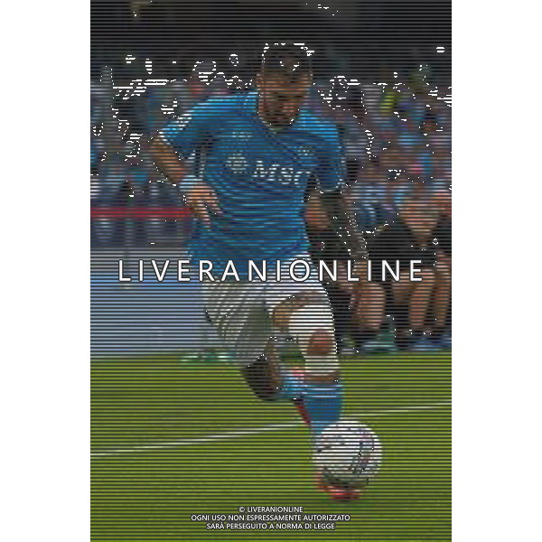 TVEM October 26, 2024 Napoli, Italy - SSC Napoli vs US Lecce - Italian soccer serie A 2024/25 - Diego Armando Maradona Stadium. In the pic: Matteo Politano of SSC Napoli foto emmanuele mastrdonato-ag aldo liverani sas