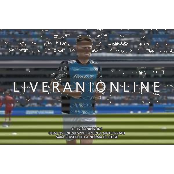 TVEM October 26, 2024 Napoli, Italy - SSC Napoli vs US Lecce - Italian soccer serie A 2024/25 - Diego Armando Maradona Stadium. In the pic: Scott McTominay of SSC Napoli foto emmanuele mastrdonato-ag aldo liverani sas