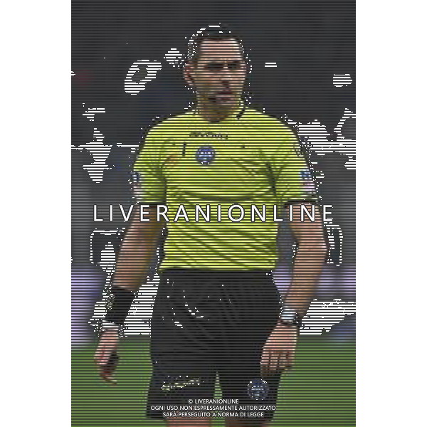 Milan vs Napoli nella foto l\'arbitro Andrea Colombo di Como Milano 29-10-2024 Stadio Giuseppe Meazza - San Siro Campionato Serie A Enilive - 10a giornata foto Roberto Garavaglia/Agenzia Aldo Liverani sas-AGENZIA ALDO LIVERANI SAS