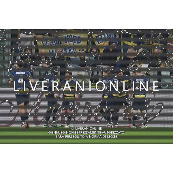 Torino 30.10.2024 Allianz Stadium @Manuela Viganti /Ag. Aldo Liverani sas Juventus vs Parma Campionato Calcio Serie A Enilive 2024/2025 10a giornata Nella foto: esultanza parma dopo il gol di simon sohm ©Viganti - AGENZIA ALDO LIVERANI SAS